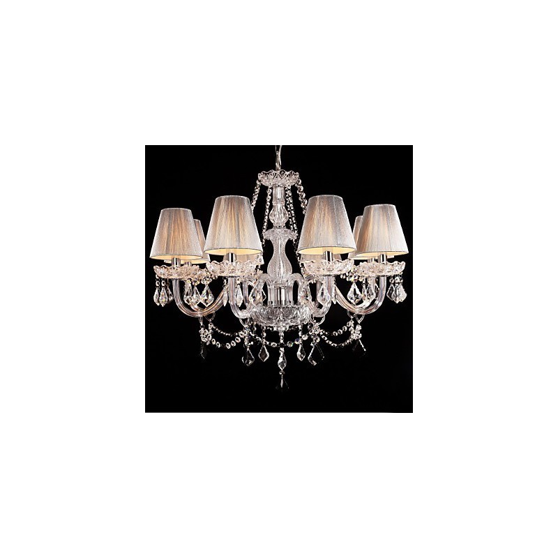 Lustr Crystal Luxury Modern Living 8 světel