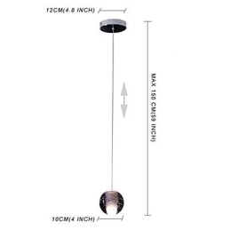 Závěsné svítidlo G4 Retroifit 3W chromované křišťálové moderní moderní závěsné svítidlo