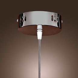 Moderní galvanicky pokovené kovové závěsné světlo v mini stylu Globe