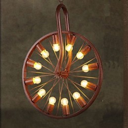 Retro přívěsek na kolečka K provedení staré průmyslové závěsné lampy A