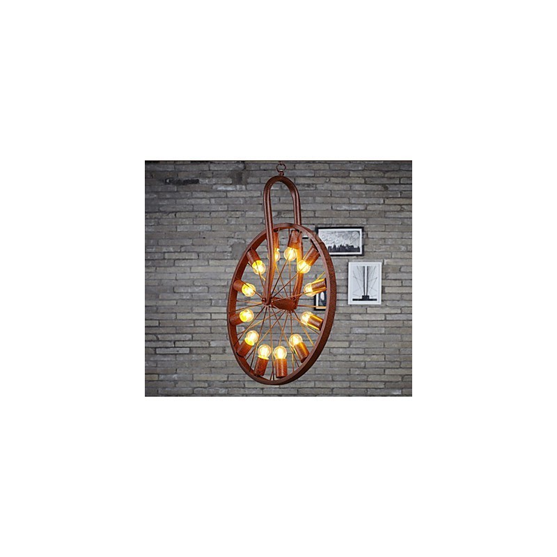 Retro přívěsek na kolečka K provedení staré průmyslové závěsné lampy A