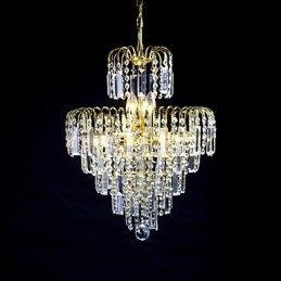 Evropský styl luxusní 6 světel lustr ve tvaru koruny
