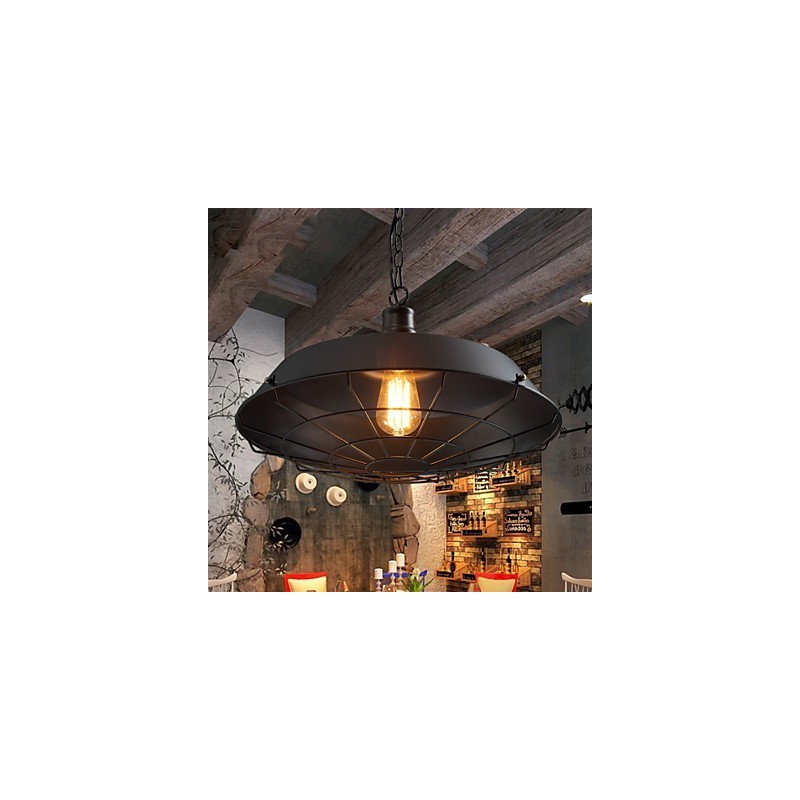 Závěsná svítidla American Country Retro z tepaného železa současné a smluvní Droplight