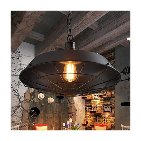 Závěsná svítidla American Country Retro z tepaného železa současné a smluvní Droplight Závěsná svítidla American Country Retro z tepaného železa současné a smluvní Droplight