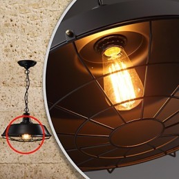 Závěsná svítidla American Country Retro z tepaného železa současné a smluvní Droplight