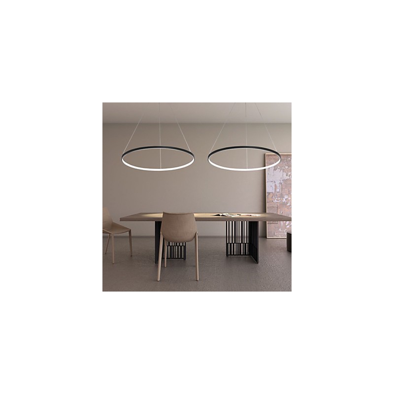 Stmívatelné závěsné svítidlo s moderním designovým prstenem