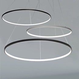 Stmívatelné závěsné svítidlo s moderním designovým prstenem