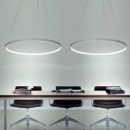 Stmívatelné závěsné svítidlo s moderním designovým prstenem