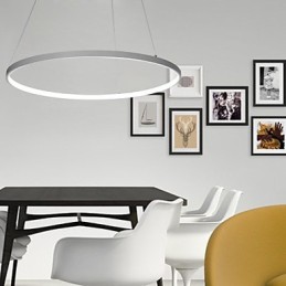 Stmívatelné závěsné svítidlo s moderním designovým prstenem