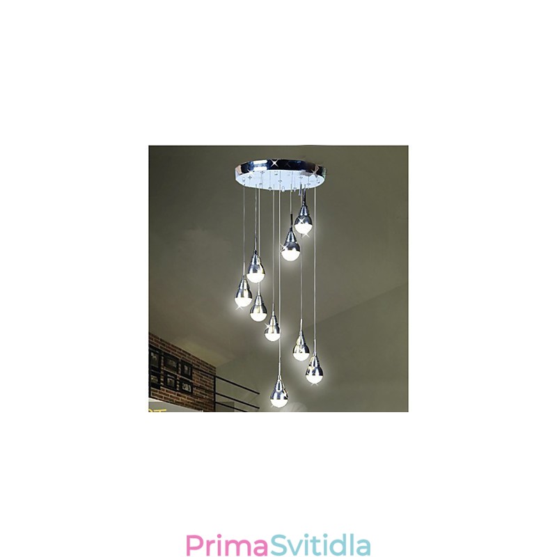 Lampy A Lucerny Schodišťové Stropní Stage 9 Hlavové Stropní Svítidlo