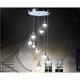 Lampy A Lucerny Schodišťové Stropní Stage 9 Hlavové Stropní Svítidlo