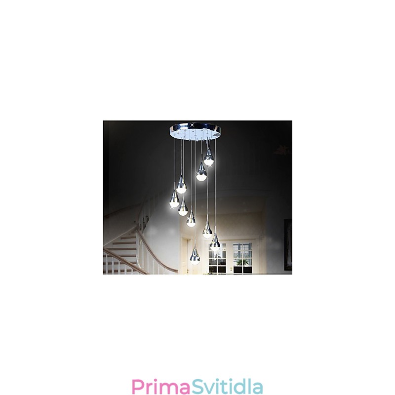 Lampy A Lucerny Schodišťové Stropní Stage 9 Hlavové Stropní Svítidlo