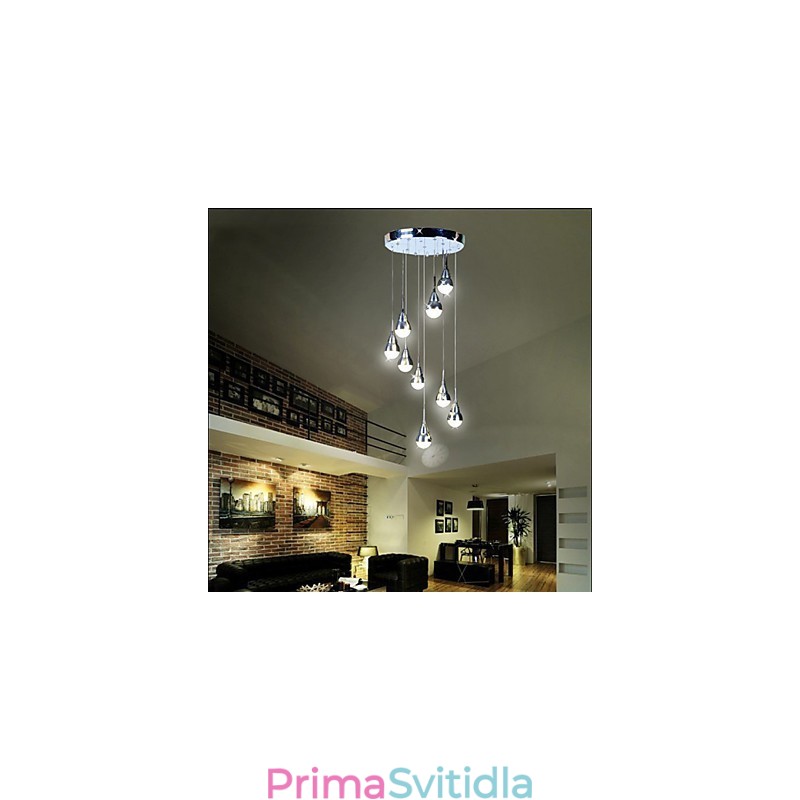 Lampy A Lucerny Schodišťové Stropní Stage 9 Hlavové Stropní Svítidlo
