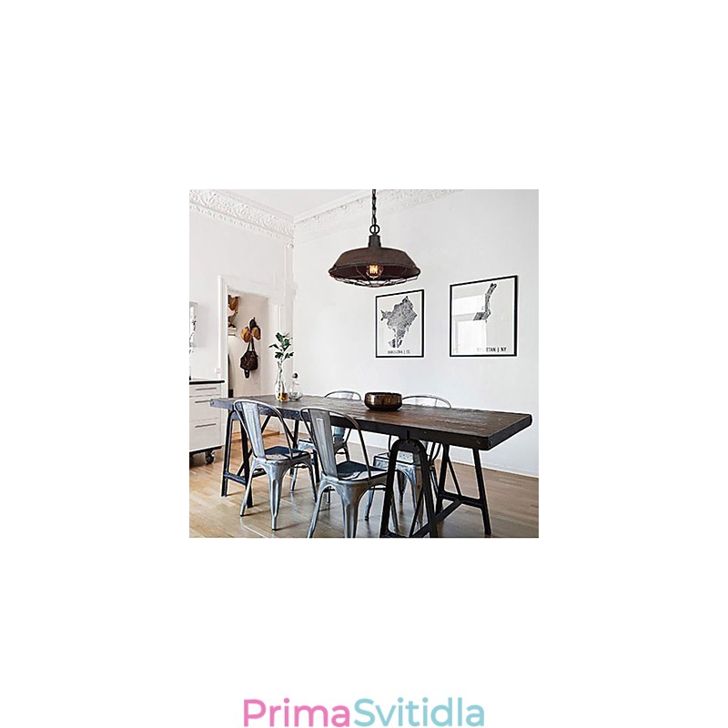 Kované železné země obnovující starověké způsoby Jednohlavé Droplight Lamp Light