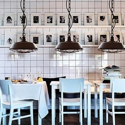 Kované železné země obnovující starověké způsoby Jednohlavé Droplight Lamp Light