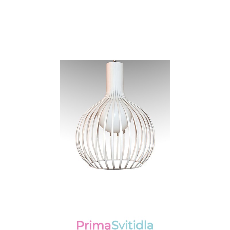 Americká retro smluvně kovaná lustrová lampa z tepaného železa Birdcage