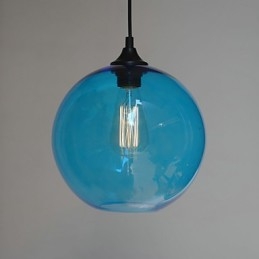 Moderní současná tradiční klasická rustikální lóže Drum Island Bowl Vintage lucerna Country Globe Glass