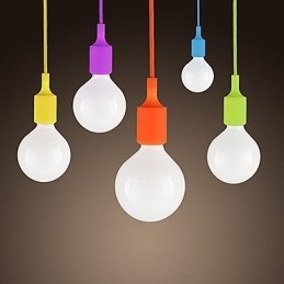 Mini přívěsek 1 Light Modern Minimalist Silikon Candy Colors