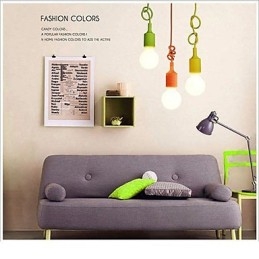 Mini přívěsek 1 Light Modern Minimalist Silikon Candy Colors