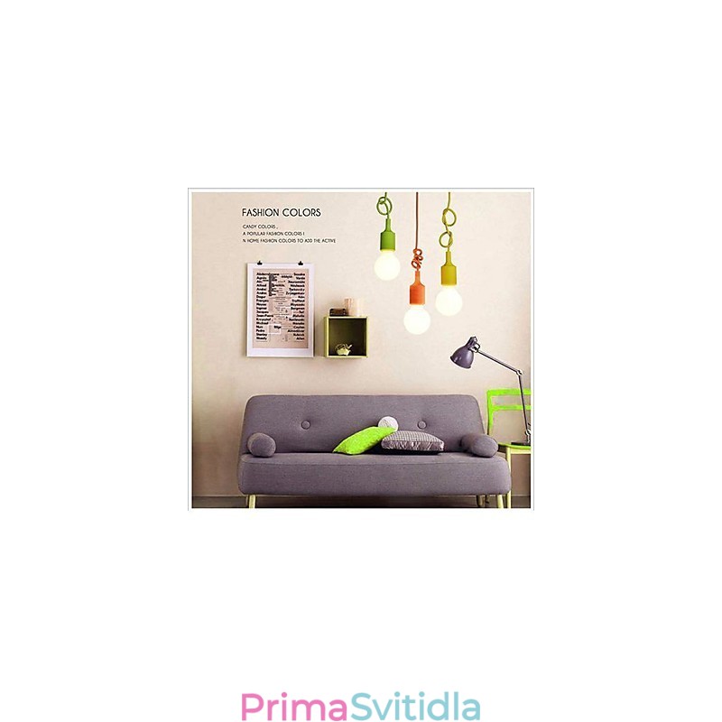 Mini přívěsek 1 Light Modern Minimalist Silikon Candy Colors
