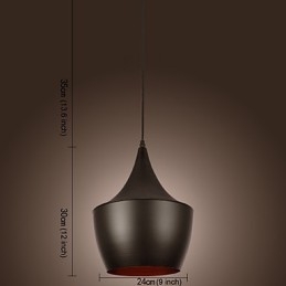 Moderní moderní retro mini styl malba závěsné světlo