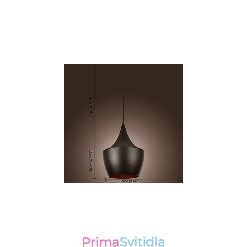 Moderní moderní retro mini styl malba závěsné světlo