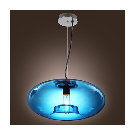 Závěsné světlo Moderní design Modrá skleněná žárovka Včetně Závěsné světlo Moderní design Modrá skleněná žárovka Včetně