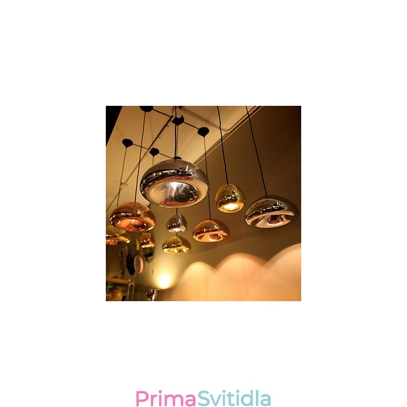 Moderní současná malba kovové závěsné světlo