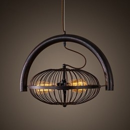 Retro klasické kovové stropní ventilátorové osvětlení Jednoduché závěsné svítidlo Cafe závěsné svítidlo