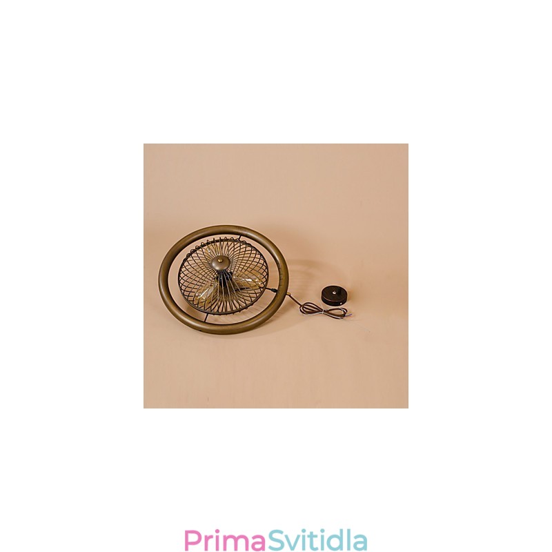 Retro klasické kovové stropní ventilátorové osvětlení Jednoduché závěsné svítidlo Cafe závěsné svítidlo