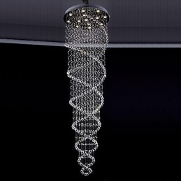 Moderní současné tradiční klasické rustikální lóže Vintage Country Island Crystal galvanicky pokovené kovové závěsné světlo