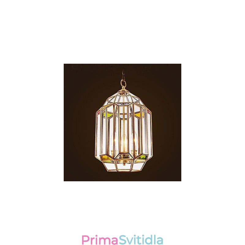 Plně měděná barva lampy