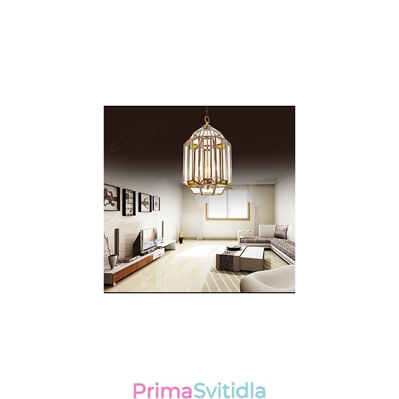Plně měděná barva lampy