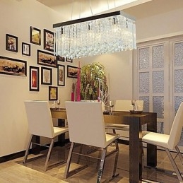 Moderní současný křišťálový křišťálový lustr