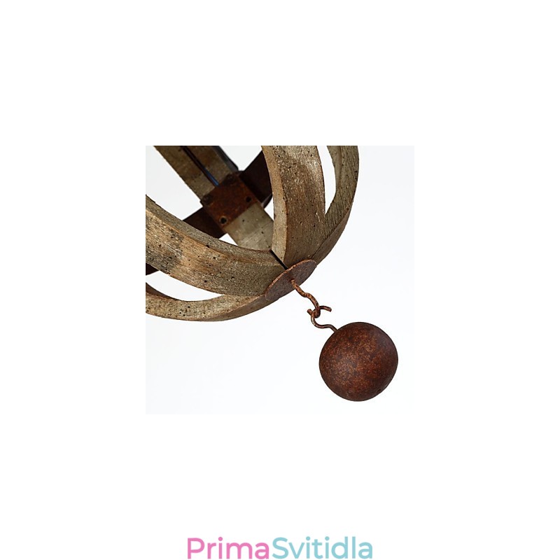 Vintage Mini styl malba dřevěný bambusový lustr