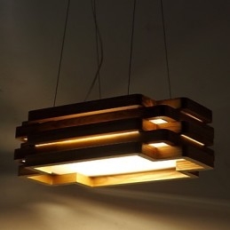 Moderní moderní venkovský mini styl bambusové závěsné svítidlo