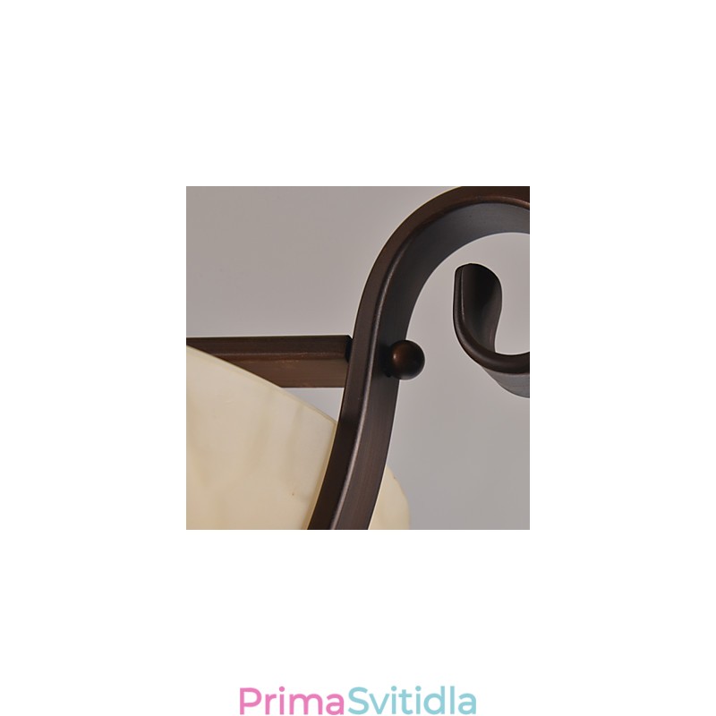Rustic Lodge Vintage Mini styl malba kovové závěsné světlo