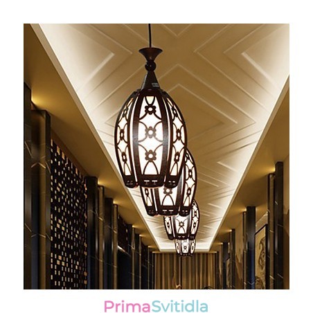 Současná a smluvní kreativní dřevěná závěsná lampa lampa Současná a smluvní kreativní dřevěná závěsná lampa lampa
