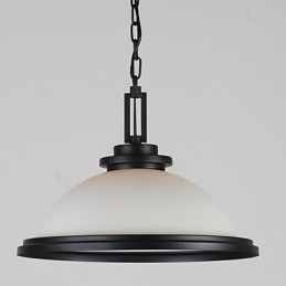 Závěsná svítidla Rustic Lodge Metal Paint Black