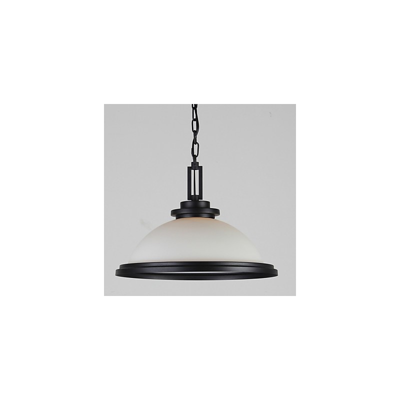 Závěsná svítidla Rustic Lodge Metal Paint Black