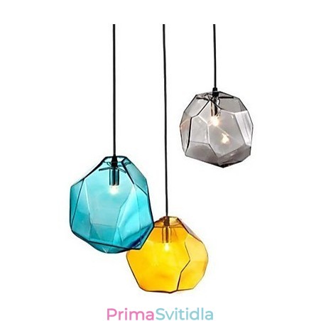 Kreativní ledové křišťálové sklo s diamantovým závěsným chromatickým kapkovým světlem Kreativní ledové křišťálové sklo s diamantovým závěsným chromatickým kapkovým světlem