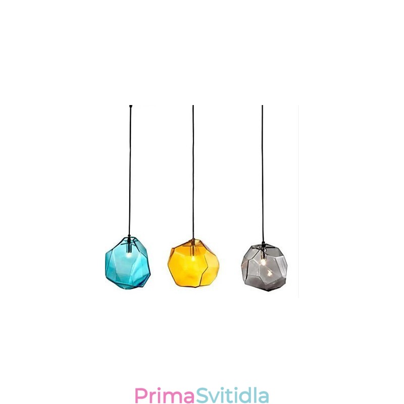 Kreativní ledové křišťálové sklo s diamantovým závěsným chromatickým kapkovým světlem