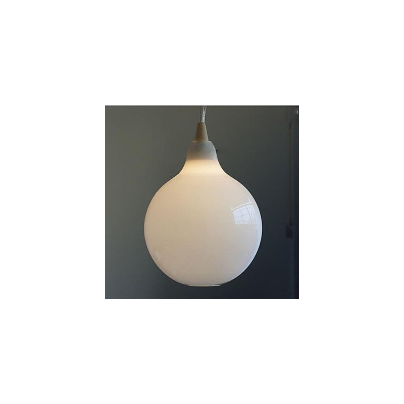 Láhev z mléčného bílého skla Závěsná lampa Natural Curve