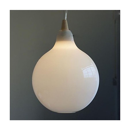 Láhev z mléčného bílého skla Závěsná lampa Natural Curve Láhev z mléčného bílého skla Závěsná lampa Natural Curve