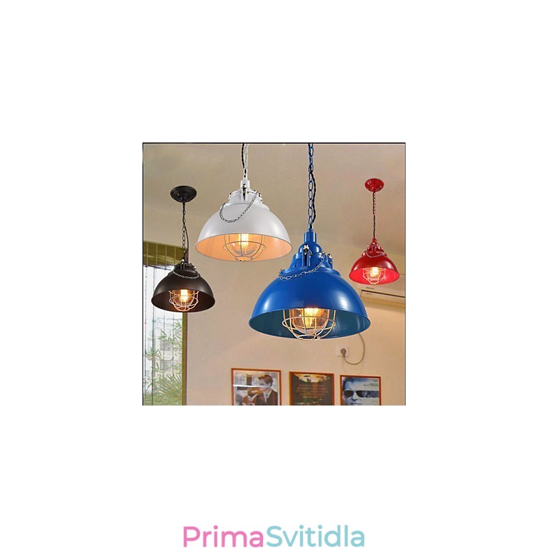 Lampa Metal Iron Single Head Pot lustr