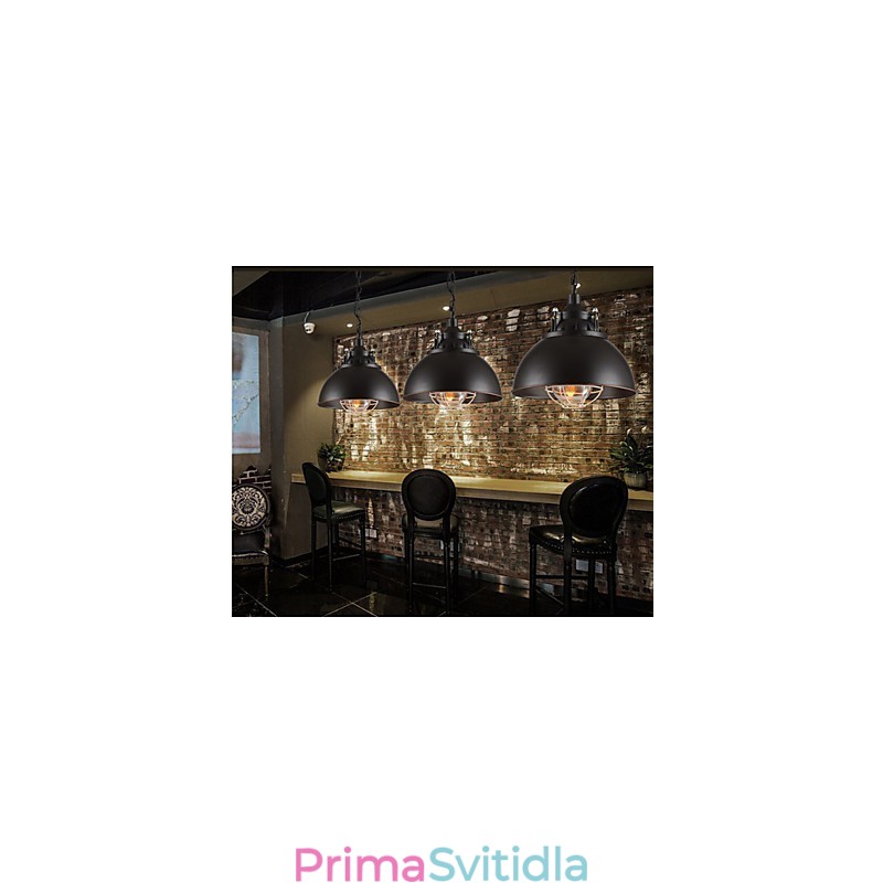 Lampa Metal Iron Single Head Pot lustr