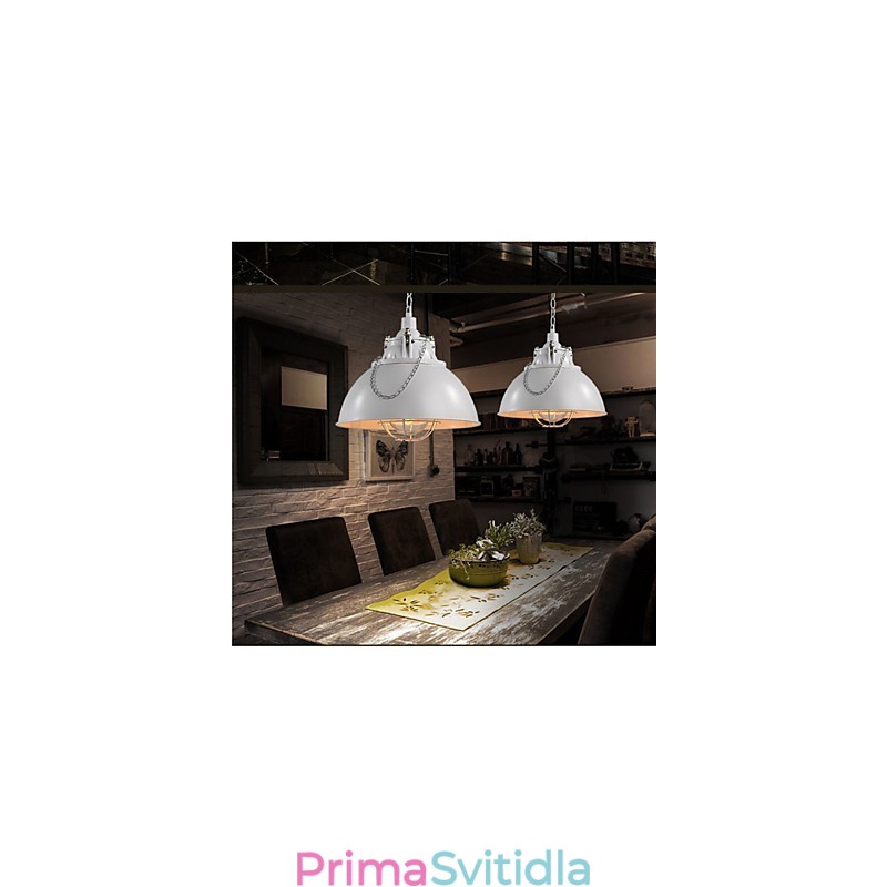 Lampa Metal Iron Single Head Pot lustr