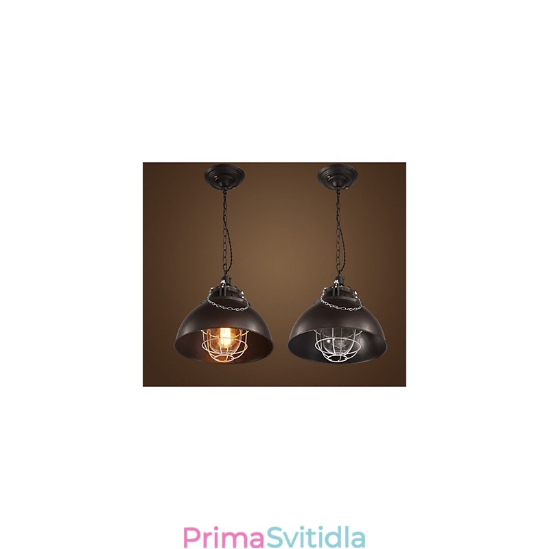 Lampa Metal Iron Single Head Pot lustr