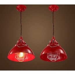 Lampa Metal Iron Single Head Pot lustr