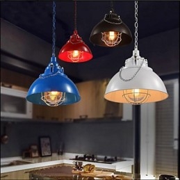 Lampa Metal Iron Single Head Pot lustr
